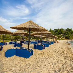 Отель Koviou Holiday Village пляж фото 2