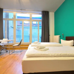 Five Elements Hostel Leipzig Улучшенный номер с различными типами кроватей фото 2