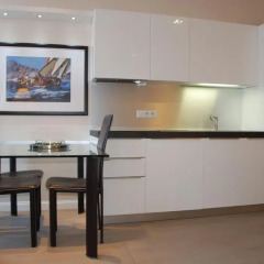 Апартаменты Alpazur: Lovely Apartment with Sea View в номере