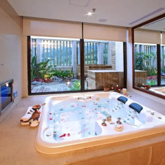 Отель Amain Boutique Motel Danshui 3* Люкс с различными типами кроватей фото 14