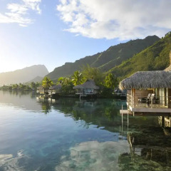 Отель InterContinental Resort and Spa Moorea 4* Бунгало с различными типами кроватей фото 5