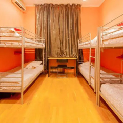 Гостиница Bear Hostels на Смоленской Кровать в общем номере с двухъярусной кроватью фото 16