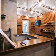 Хостел Loft Hostel77 Кровать в общем номере двухъярусные кровати фото 14