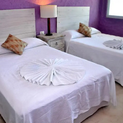 Отель Cielito Holbox 3* Стандартный номер с 2 отдельными кроватями