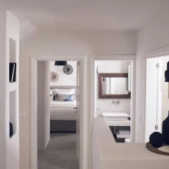 Отель Santo Maris Oia, Luxury Suites & Spa 5* Вилла Делюкс с различными типами кроватей фото 11