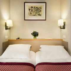 Отель Hôtel de Lutèce 3* Стандартный номер с различными типами кроватей фото 13