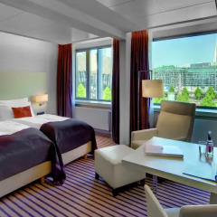 Radisson Blu Hotel, Leipzig 4* Улучшенный номер с различными типами кроватей фото 3