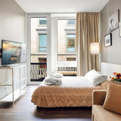Апартаменты Glamour Apartments Студия с различными типами кроватей фото 7