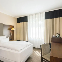Hotel NH Düsseldorf City Nord 4* Стандартный номер разные типы кроватей фото 10