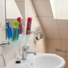 Отель Deluxe Apartments Венгрия, Хевиз - отзывы, цены и фото номеров - забронировать отель Deluxe Apartments онлайн ванная фото 2