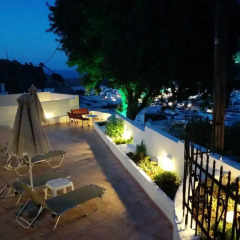 Отель Little Lindos Sea View Studios балкон