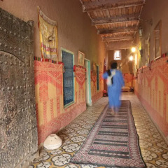 Отель Fibule Du Draa Kasbah Dhôtes Марокко, Загора - отзывы, цены и фото номеров - забронировать отель Fibule Du Draa Kasbah Dhôtes онлайн интерьер отеля