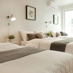 Отель The Mei Haus Hongdae 3* Стандартный семейный номер с двуспальной кроватью фото 21