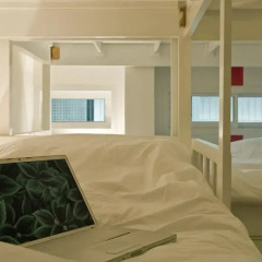 HQ hostel Silom Кровать в общем номере с двухъярусной кроватью фото 2