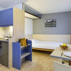 Отель Aparthotel Adagio access Rennes Centre 4* Студия с различными типами кроватей фото 3