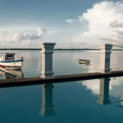 Отель Cinco Portas Lodge бассейн