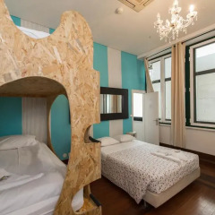 Sunset Destination Hostel Стандартный семейный номер с двуспальной кроватью фото 4