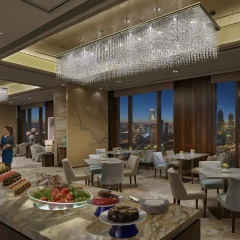 Shangri-La Hotel, Tianjin 5* Представительский люкс с различными типами кроватей фото 2