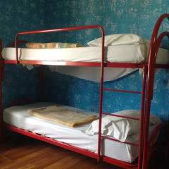 Отель HostelRoma Кровать в общем номере с двухъярусной кроватью фото 5