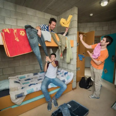 Liège Youth Hostel Кровать в мужском общем номере с двухъярусной кроватью фото 3