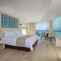 Отель Reflect Krystal Grand Cancun Улучшенный номер с разными типами кроватей фото 16