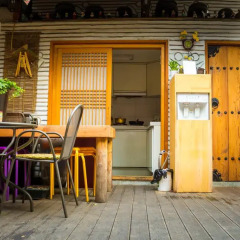 Отель Gung Guesthouse Южная Корея, Сеул - отзывы, цены и фото номеров - забронировать отель Gung Guesthouse онлайн балкон