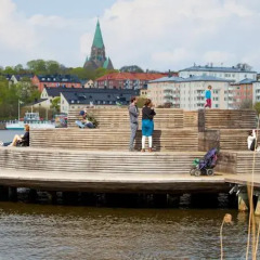 Отель ApartDirect Hammarby Sjöstad пляж фото 2
