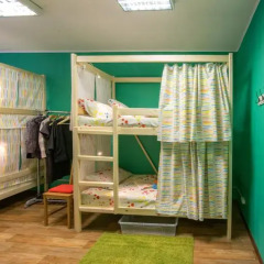 Хостел Есенин Кровать в женском общем номере с двухъярусной кроватью фото 38