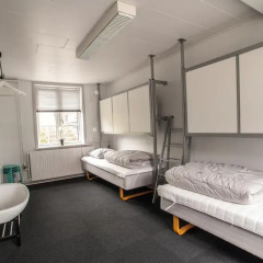 Отель Danhostel Kolding 3* Стандартный номер с разными типами кроватей (общая ванная комната) фото 2