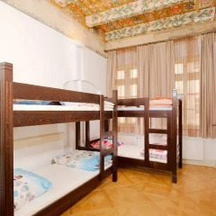 Hostel Santini Prague Кровать в общем номере с двухъярусной кроватью фото 6