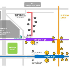 Отель Top Hotel & Residence Insadong Южная Корея, Сеул - отзывы, цены и фото номеров - забронировать отель Top Hotel & Residence Insadong онлайн с домашними животными