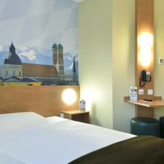 B&B Hotel Munchen Airport 2* Стандартный номер с различными типами кроватей фото 9