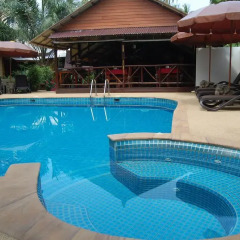 Отель Baan Sukreep Resort 3* Бунгало Делюкс с различными типами кроватей фото 12