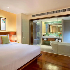 Отель Swissotel Resort Phuket Patong Beach Таиланд, Пхукет - 3 отзыва об отеле, цены и фото номеров - забронировать отель Swissotel Resort Phuket Patong Beach онлайн ванная фото 2