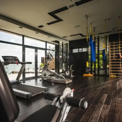 Гостиница M1 club Одесса фитнесс-зал фото 4