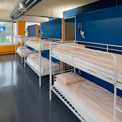 Отель CheapSleep Helsinki Кровать в общем номере с двухъярусной кроватью фото 17
