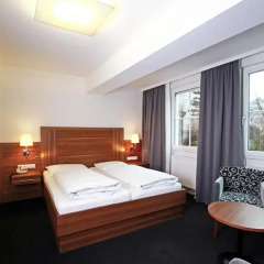 Отель Pension am Kurpark 3* Стандартный номер фото 11