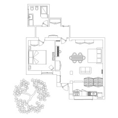Отель Colle Moro - B&B Villa Maria интерьер отеля