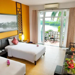 Отель Hoi An Beach Resort 4* Номер Делюкс с различными типами кроватей фото 12