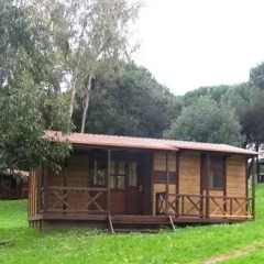 Отель Lisboa Camping Бунгало с различными типами кроватей фото 11