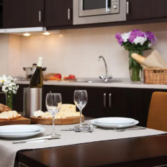 Отель Citadines City Centre Tbilisi 4* Студия Делюкс с разными типами кроватей фото 4