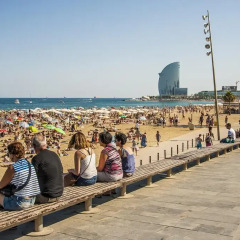 Апартаменты Habitat Apartments Beach Studio Барселона пляж