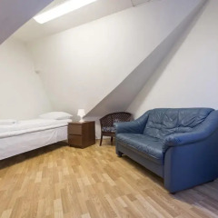 Stavanger Lille Hotel & Cafe 3* Номер с общей ванной комнатой с различными типами кроватей (общая ванная комната) фото 6