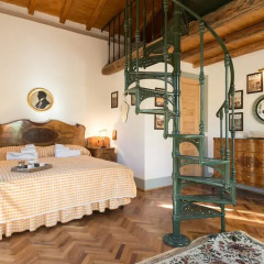 Отель La Locanda Di Borghetto Номер Делюкс с различными типами кроватей фото 20