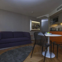 Отель Hôtel Résidence Nell 4* Улучшенные апартаменты с различными типами кроватей фото 4