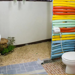 Leaf House Bungalow - Hostel Бунгало с различными типами кроватей