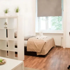 Отель Urban Flats Vienna Danube Студия с различными типами кроватей фото 11