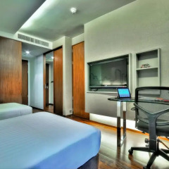 Отель Galleria 10 Sukhumvit Bangkok by Compass Hospitality 4* Стандартный номер с двуспальной кроватью фото 9