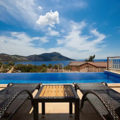 Villa Lycia View by Akdenizvillam Турция, Калкан - отзывы, цены и фото номеров - забронировать отель Villa Lycia View by Akdenizvillam онлайн бассейн
