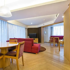 Отель Somerset Riverview Chengdu 4* Номер Делюкс с различными типами кроватей фото 5